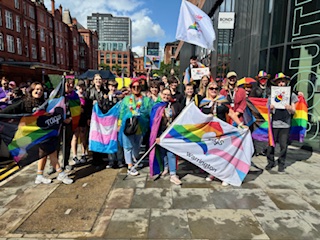 Our TAGS Team AT Manchester Pride 2024 - A big thankyou to our sponsors & funders Cheshire Community Foundation for always supporting us! 